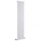 Design Heizkörper Vertikal Weiß 1600mm x 354mm 861W (einlagig) - Sloane