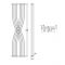 Design Heizkörper (einlagig), vertikal - 1775mm x 450mm, 925W – Silber – Xcite