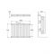 Gliederheizkörper 3-lagig Horizontal Weiß 750mm x 858mm 1694 Watt - Stelrad Regal von Hudson Reed