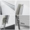 Design Flachheizkörper (einlagig - Typ 11), horizontal - 600mm x 800mm, 882W - Weiß - Stelrad Vita Deco von Hudson Reed