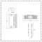 Design Flachheizkörper (doppellagig), horizontal - 600mm x 1200mm, 2434W - Weiß - Stelrad Vita Deco von Hudson Reed