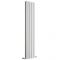 Design Heizkörper Vertikal Weiß 1600mm x 350mm 1102W (doppellagig) - Delta