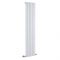 Design Heizkörper Vertikal Weiß 1780mm x 354mm 896W (einlagig) - Sloane