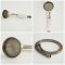 Traditionelles Dusch-Thermostat mit Umleiter, Brausestangenset und Wanneneinlauf, antikes Gold - Elizabeth
