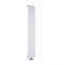 Design Heizkörper Vertikal Einlagig Mittelanschluss - Aluminium Matt-Weiß 1600mm x 280mm 920W - Aurora