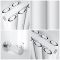 Aluminium Design Heizkörper Vertikal Weiß 1800mm x 230mm 1002W (doppellagig) - Revive Air