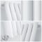 Elektrischer Design Heizkörper Horizontal (einlagig) Weiß 635mm x 590mm inkl. 800W Heizelement - Revive