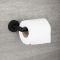Nox Mattschwarzer Toilettenpapierhalter