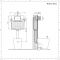 Säulenwaschbecken und Toilette mit Unterputz-Spülkasten - Covelly