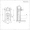 Befestigungsrahmen für Hänge-WCs inkl. Spülkasten 820mm x 400mm