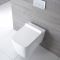 Quadratisches Hänge-WC Weiß inkl. Sitz mit Absenkautomatik - Sandford