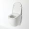 Rundes Hänge-WC Weiß ohne Spülrand inkl. Sitz mit Absenkautomatik - Ashbury
