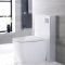 Hirayu Japanisches Stand-Dusch-WC mit Saru Sanitärmodul H 822mm Weiß