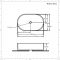 Aufsatzwaschbecken, oval – 575mm x 360mm, ohne Hahnloch - Otterton