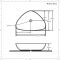 Aufsatzwaschbecken, oval – 590mm x 390mm, ohne Hahnloch – Select