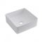 Waschtischunterschrank 600mm Aufsatzwaschbecken und LED wählbar - Weiß/Eiche – Newington