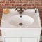 Traditioneller Waschtischunterschrank mit Waschbecken, 630mm – Rauchgrau – Farbe & Design der Griffe wählbar – Thornton