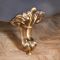 Freistehende Eck-Badewanne, Steingrau, 1685mm x 750mm – Links- oder Rechtsbündig – Füße in gebürstetem Gold – Elton