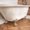 Freistehende Eck-Badewanne mit Aufsatz, 1685mm x 750mm – Links- oder Rechtsbündig – Füße wählbar – Oxford