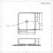 Aufsatzwaschbecken, quadratisch, 400mm x 400mm - mit hohem Wasserfall-Einhebelmischer – Milton