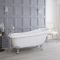 Traditionelles Bad Komplettset - mit freistehender Badewanne, Stand-WC und Standwaschbecken - Oxford