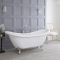 Traditionelles Bad Komplettset - mit freistehender Badewanne, Stand-WC und Standwaschbecken - Richmond