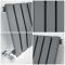 Design Heizkörper Vertikal Anthrazit 1600mm x 472mm 1149W (einlagig) - Sloane