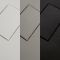 Rahmenlose Eck-Duschkabine - Schiebetür, Seitenwand & Wanne im Schiefer-Effekt, Größe wählbar - Portland