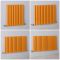 Design Heizkörper, horizontal (einlagig) – H 635mm, Breite wählbar – Orange – Revive