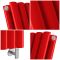 Elektrischer Design Heizkörper, vertikal, B 236mm - Rot (Siamese Red) - Höhe, Thermostat und Kabelabdeckung wählbar - Revive