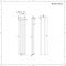 Design Heizkörper mit Spiegel Vertikal Anthrazit 1600mm x 265mm 789W - Sloane