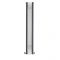 Design Heizkörper mit Spiegel Vertikal Anthrazit 1800mm x 265mm 901W - Sloane
