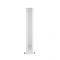 Design Heizkörper mit Spiegel Vertikal Weiß 1600mm x 265mm 789W - Sloane