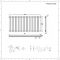 Elektrischer Design Heizkörper Horizontal (einlagig) Weiß 635mm x 1180mm inkl. 1200W Heizelement - Revive