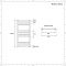 Elektrischer Badheizkörper Chrom Flach 800mm x 600mm inkl. 400W Heizelement – Kent