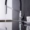 1-Loch Küchenarmatur mit flexibler Spülbrause – Schwarz/Chrom - Select
