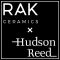 Aufsatzwaschbecken, oval – 550mm x 350mm, ohne Hahnloch, Mattgreige - RAK Feeling x Hudson Reed