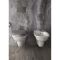 Traditionelles Hänge-WC, mit oder ohne Spülrand – Sitzfarbe wählbar – RAK Washington x Hudson Reed