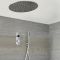 Digitale Dusche für zwei Funktionen, inkl. rundem Unterputzduschkopf & Brause - Narus