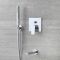 Unterputz-Dusch- und Badesystem mit Umsteller - mit Handbrauseset und Wanneneinlauf – Chrom – Arcadia