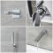 Unterputz-Dusch- und Badesystem mit Umsteller - mit Handbrauseset und Wanneneinlauf – Chrom – Arcadia