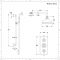 Retro Unterputz Duschsystem mit Thermostat, Wand-Duschkopf und Brausesgarnitur, Chrom/Weiß - Elizabeth