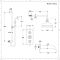Retro Unterputz-Duschsystem mit Thermostat - inkl. 200mm Wand-Duschkopf, Brausestangenset und Wanneneinlauf - Chrom/Weiß - Elizabeth