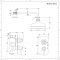 Retro Unterputz Duschsystem mit Thermostat und 155mm Wandmontage-Duschkopf, Chrom/Weiß - Elizabeth