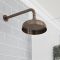 Retro Duschsystem mit Unterputz-Thermostat - Wand-Duschkopf und Handbrauseset – geölte Bronze – Elizabeth