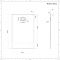 Duschwanne mit Schiefer-Effekt in Hellgrau, rechteckig – 1400mm x 900mm - Rockwell