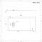 Duschwanne mit Schiefer-Effekt, Anthrazit, rechteckig - 1600mm x 800mm - Rockwell