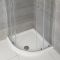 Nostalgie Bad Komplettset - Viertelkreis-Dusche, Stand-WC und Waschtisch mit Metallgestell – Richmond
