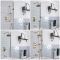 Dusch- und Badesystem mit Unterputz-Thermostat – Funktionen wählbar – gebürstetes Gold – Elizabeth