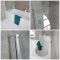 Einbau-Badewanne – Größe wählbar, mit abgerundetem Badewannenaufsatz und Schürze - Covelly